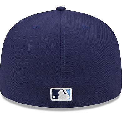 Men's New Era  Cream/Navy Tampa Bay Rays 2024 MLB All-Star Game Workout 59FIFTY Fitted Hat