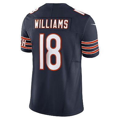 Men's Nike Caleb Williams Navy Chicago Bears Vapor F.U.S.E. Limited Jersey