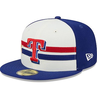 Men's New Era  Cream/Royal Texas Rangers 2024 MLB All-Star Game Workout 59FIFTY Fitted Hat