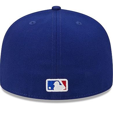 Men's New Era  Cream/Royal Texas Rangers 2024 MLB All-Star Game Workout 59FIFTY Fitted Hat