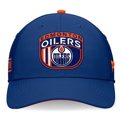 Men's Fanatics Royal Edmonton Oilers 2024 NHL Draft Flex Hat