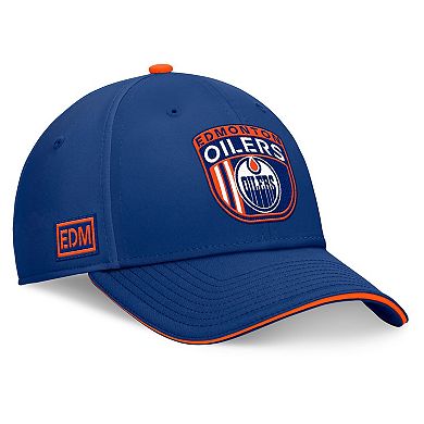 Men's Fanatics Royal Edmonton Oilers 2024 NHL Draft Flex Hat