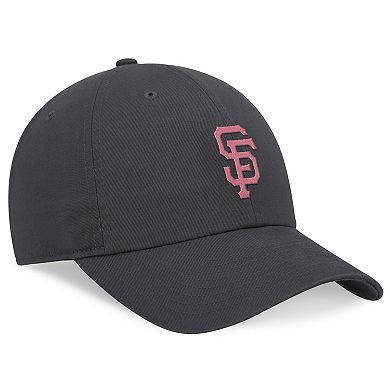 Women's Nike Graphite San Francisco Giants Desert Berry Club Adjustable Hat