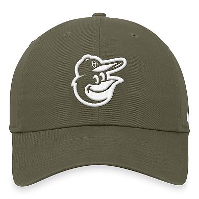 Men's Nike Olive Baltimore Orioles Club Adjustable Hat