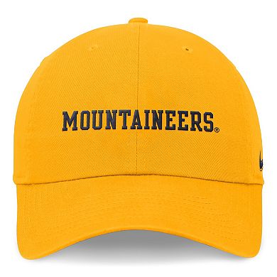 Men's Nike Gold West Virginia Mountaineers 2024 On-Field Club Adjustable Hat