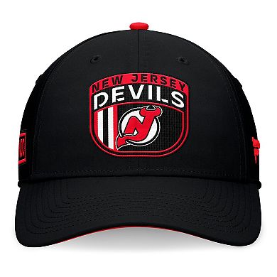 Men's Fanatics Black New Jersey Devils 2024 NHL Draft Flex Hat