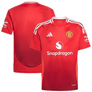 Youth adidas Red Manchester United 2024/25 Home Replica Jersey