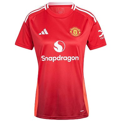 Women's adidas Red Manchester United 2024/25 Home Replica Jersey