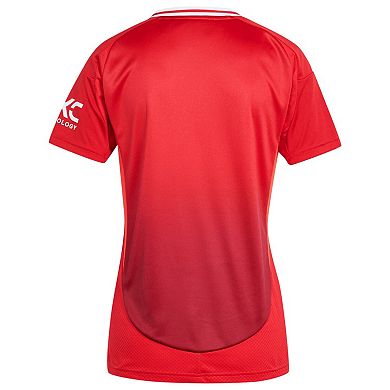 Women's adidas Red Manchester United 2024/25 Home Replica Jersey