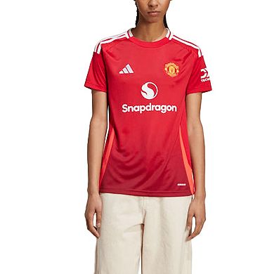 Women's adidas Red Manchester United 2024/25 Home Replica Jersey