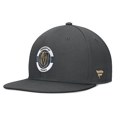 Men's Fanatics Charcoal Vegas Golden Knights Authentic Pro Training Camp Snapback Hat