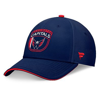 Men's Fanatics Navy Washington Capitals 2024 NHL Draft Flex Hat