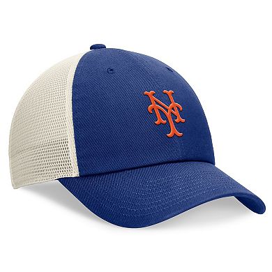 Men's Nike Royal New York Mets Cooperstown Collection Rewind Club Trucker Adjustable Hat