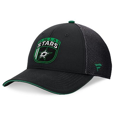 Men's Fanatics Black Dallas Stars 2024 NHL Draft On Stage Trucker Adjustable Hat