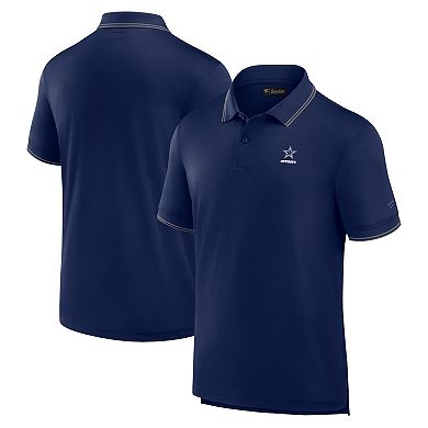 Men's Fanatics Navy Dallas Cowboys Pique Polo Shirt