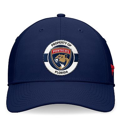 Men's Fanatics Navy Florida Panthers Authentic Pro Training Camp Flex Hat