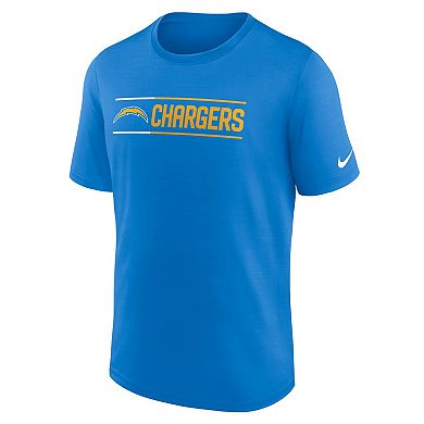 Men's Nike Powder Blue Los Angeles Chargers Exceed Performance T-Shirt