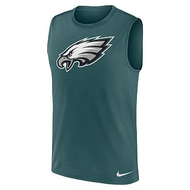 Men's Nike Midnight Green Philadelphia Eagles Blitz Legend Muscle Perform Tank Top