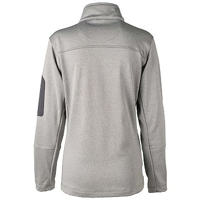 Women's Dunbrooke  Heather Charcoal Miami Dolphins Freestyle Teflon Shield Full-Zip Jacket