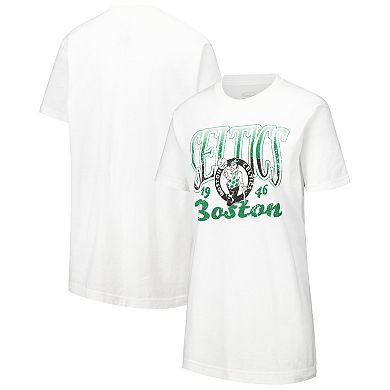 Women's Stadium Essentials White Boston Celtics Sky High T-Shirt