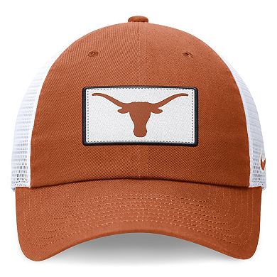 Men's Nike Texas Orange/White Texas Longhorns Primetime Club Trucker Adjustable Hat