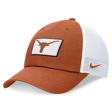 Men's Nike Texas Orange/White Texas Longhorns Primetime Club Trucker Adjustable Hat