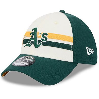 Men's New Era  Cream/Green Oakland Athletics 2024 MLB All-Star Game Workout 39THIRTY Flex Hat