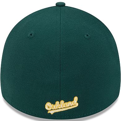 Men's New Era  Cream/Green Oakland Athletics 2024 MLB All-Star Game Workout 39THIRTY Flex Hat