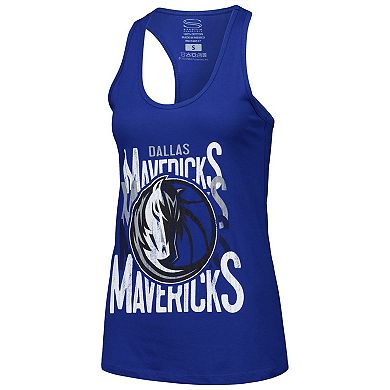 Women's Stadium Essentials Blue Dallas Mavericks Dedication Tank Top