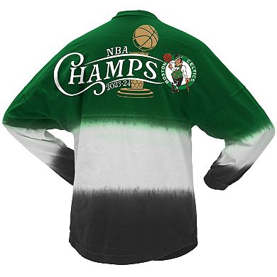 Unisex Spirit Jersey Kelly Green Boston Celtics 2024 NBA Finals Champions Horizontal Ombre Long Sleeve T-Shirt