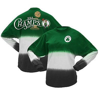 Unisex Spirit Jersey Kelly Green Boston Celtics 2024 NBA Finals Champions Horizontal Ombre Long Sleeve T-Shirt