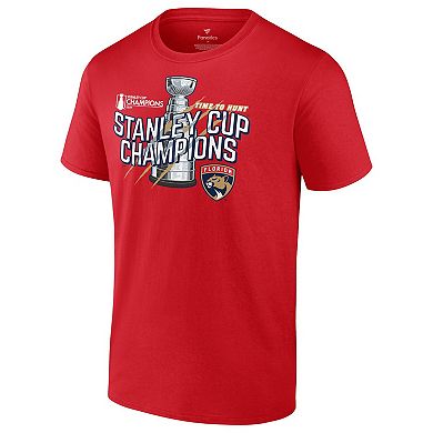 Men's Fanatics  Red Florida Panthers 2024 Stanley Cup Champions DNA Hometown T-Shirt