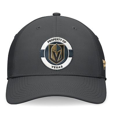 Men's Fanatics Charcoal Vegas Golden Knights Authentic Pro Training Camp Flex Hat