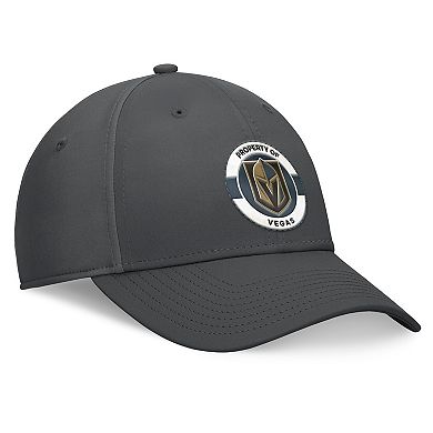 Men's Fanatics Charcoal Vegas Golden Knights Authentic Pro Training Camp Flex Hat