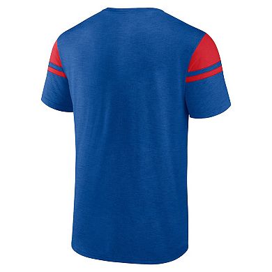 Men's Fanatics Royal Buffalo Bills Old School Play Slub T-Shirt