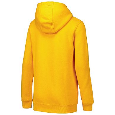 Youth Gold Boston Bruins Primary Logo Pullover Hoodie