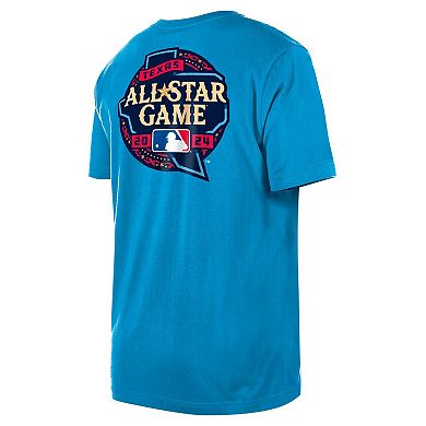 Men's New Era Blue Chicago Cubs 2024 MLB All-Star Game Hat Hookup T-Shirt