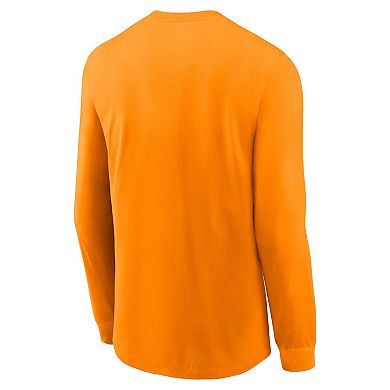 Men's Nike Tennessee Orange Tennessee Volunteers Legacy Primary Logo Long Sleeve T-Shirt