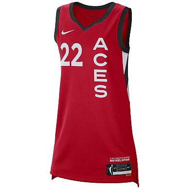 Unisex Nike A'ja Wilson Red Las Vegas Aces Rebel Edition Player Jersey