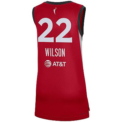 Unisex Nike A'ja Wilson Red Las Vegas Aces Rebel Edition Player Jersey