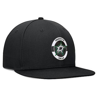 Men's Fanatics Black Dallas Stars Authentic Pro Training Camp Snapback Hat