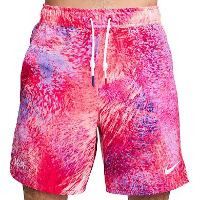 Men's Nike Red Team USA Allover Print Shorts