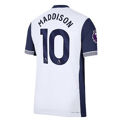 Men's Nike James Maddison White Tottenham Hotspur 2024/25 Home Authentic Player Jersey