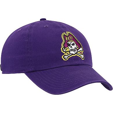 Men's '47 Purple ECU Pirates Clean Up Adjustable Hat