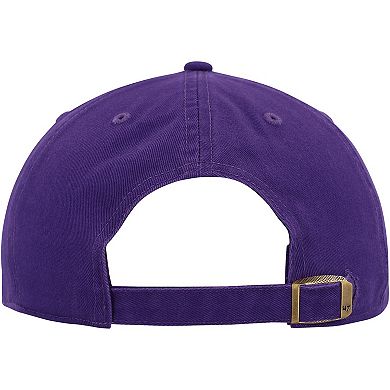 Men's '47 Purple ECU Pirates Clean Up Adjustable Hat