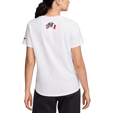 Women's Nike White Team USA Essentials Eagle T-Shirt