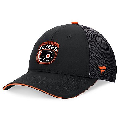 Men's Fanatics Black Philadelphia Flyers 2024 NHL Draft On Stage Trucker Adjustable Hat