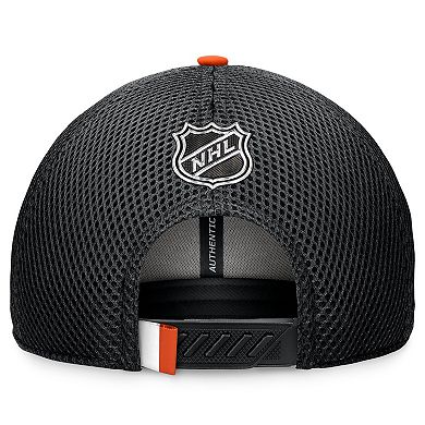 Men's Fanatics Black Philadelphia Flyers 2024 NHL Draft On Stage Trucker Adjustable Hat