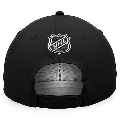 Men's Fanatics Black San Jose Sharks Authentic Pro Road Snapback Hat