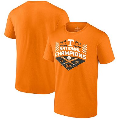 Men's Fanatics Tennessee Orange Tennessee Volunteers 2024 NCAA Men's Baseball College World Series Champions Official Logo T-Shirt